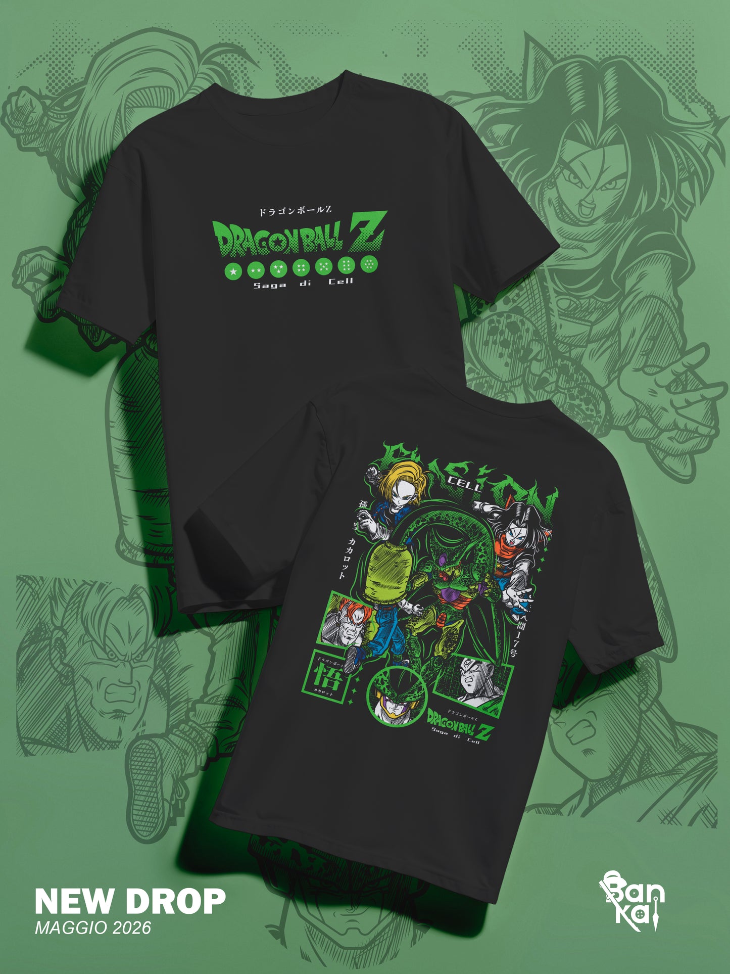 T-shirt DragonBall Z - Cell Saga