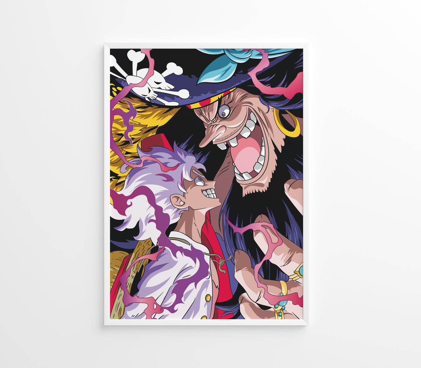 Poster OnePiece - Gear 5 vs Blackbeard