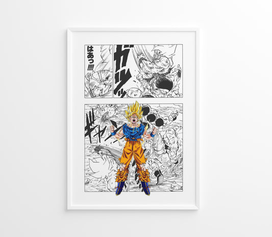Poster DragonBall Z - Goku Fumetto