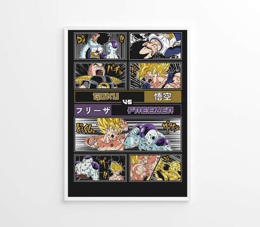 Poster DragonBall Z - Goku Vs Freezer