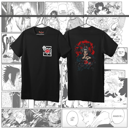 T-shirt Itachi con Corvi