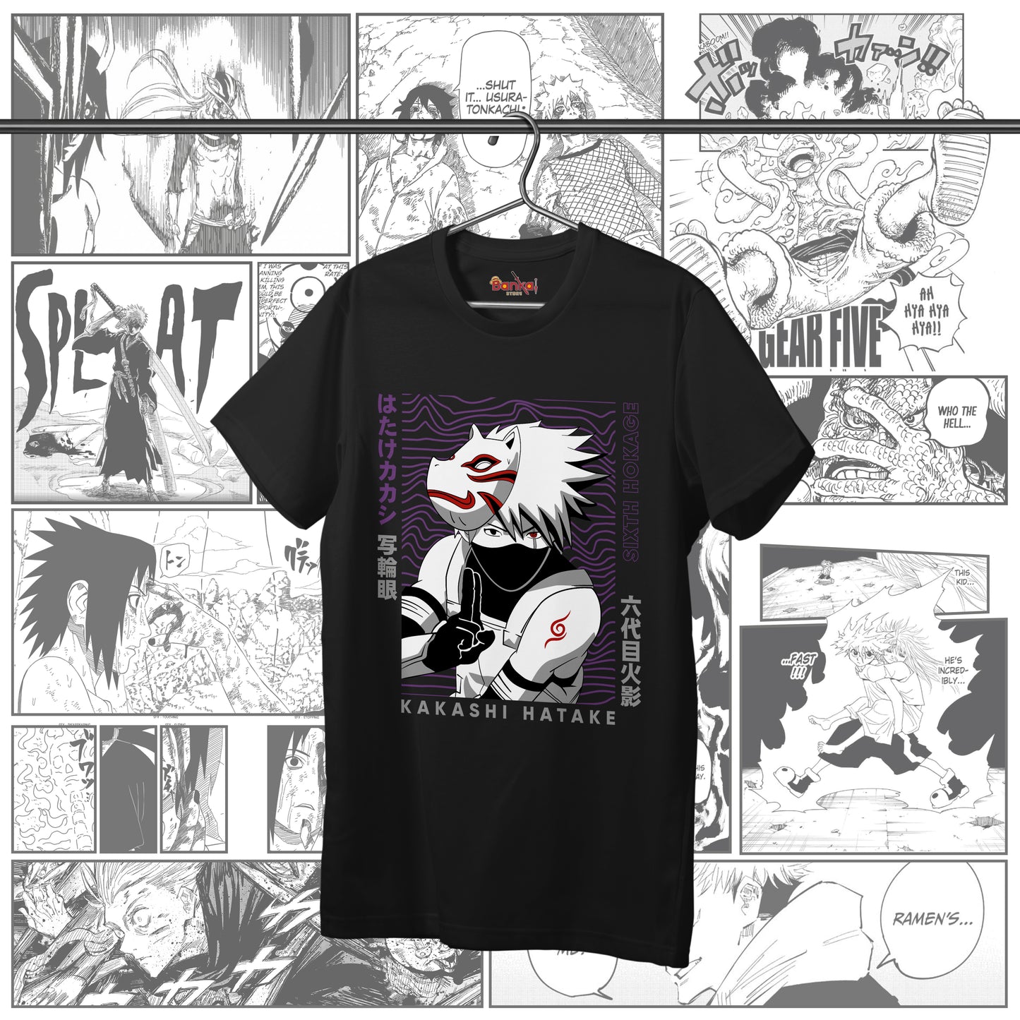 T-shirt Naruto Shippuden - Kakashi Anbu