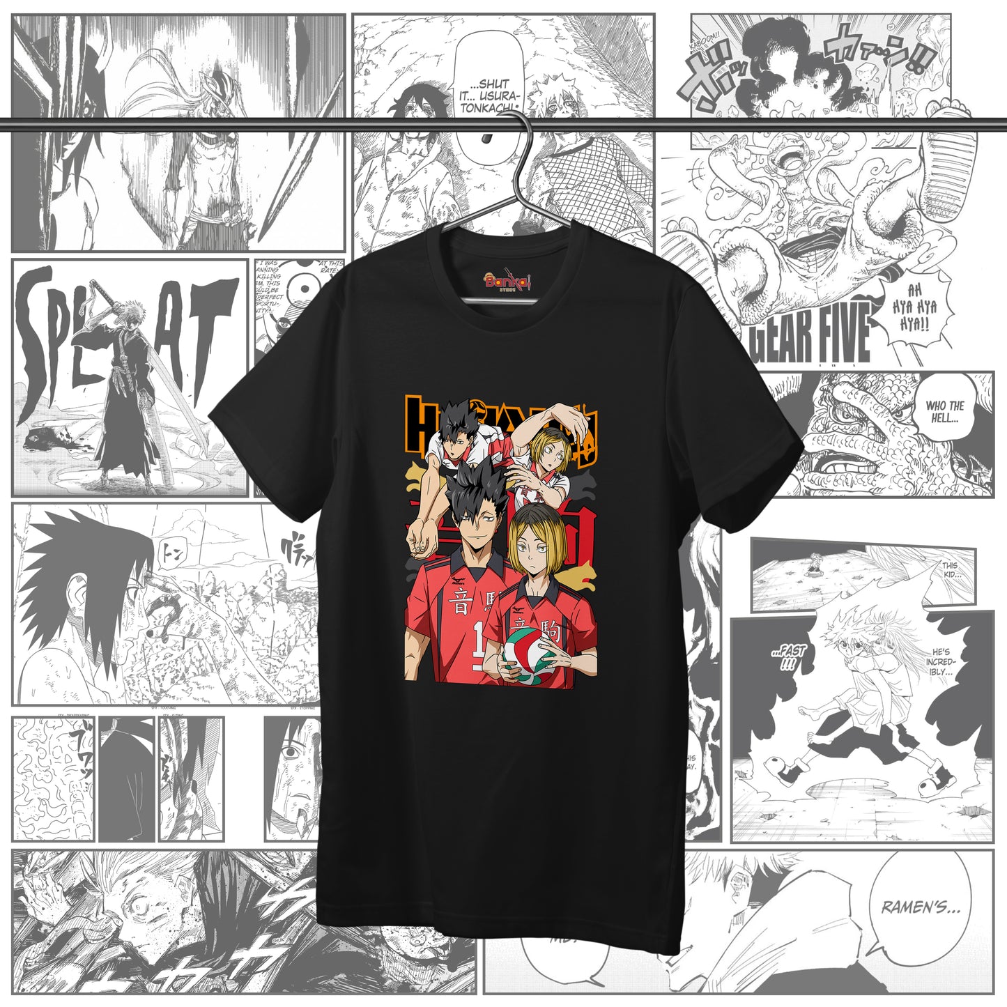 T-shirt Haikyu!! - Kuroo e Kozume
