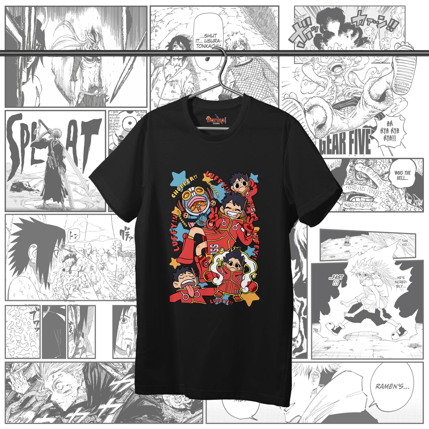 T-shirt OnePiece - Luffy Chibi Egghead