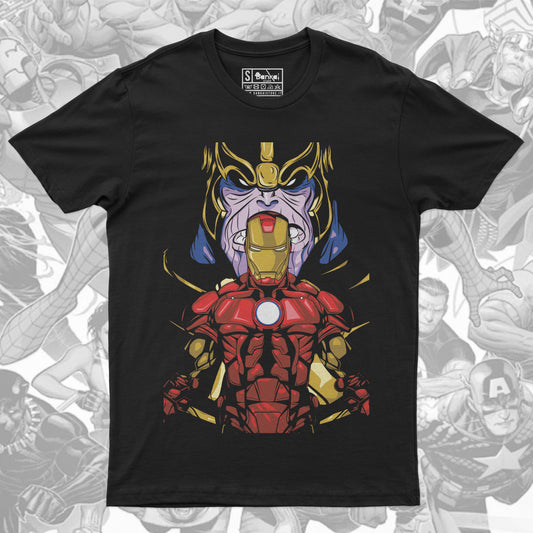 T-Shirt Marvel - Ironman Vs Thanos