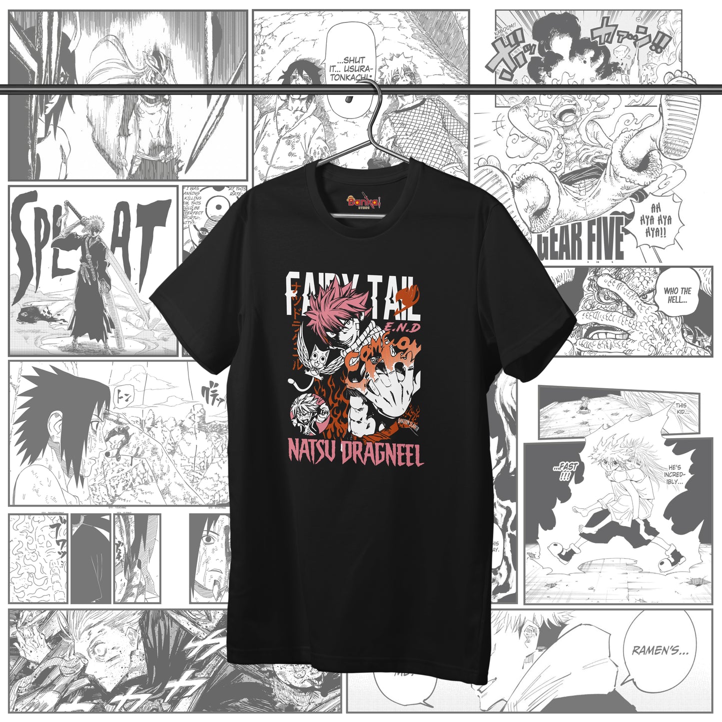 T-shirt Fairytail - Natsu Dragneel