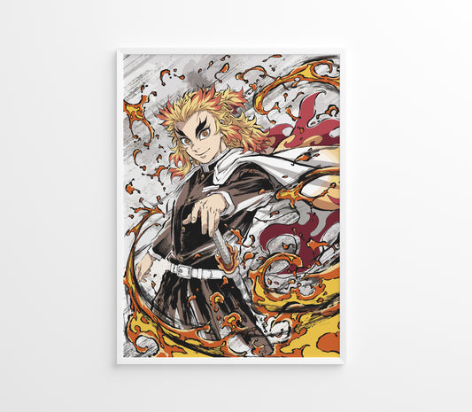 Poster Demon Slayer - Rengoku