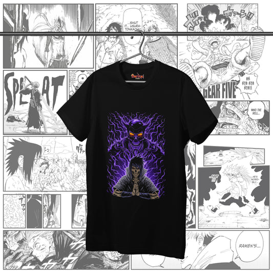 T-Shirt Naruto Shippuden - Sasuke Skull