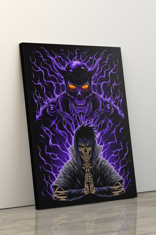 Quadro Sasuke Skull