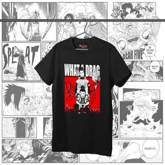 T-Shirt Naruto Shippuden - Shikamaru What a Drag