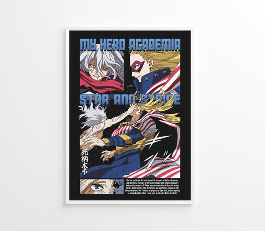 Poster My Hero Academy - Star And Stripe