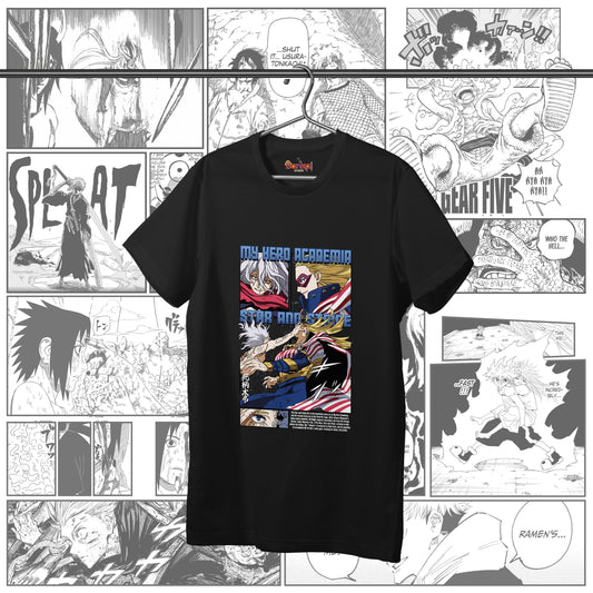 T-shirt My Hero Academia - StarAndStripe vs Tomura Shigaraki