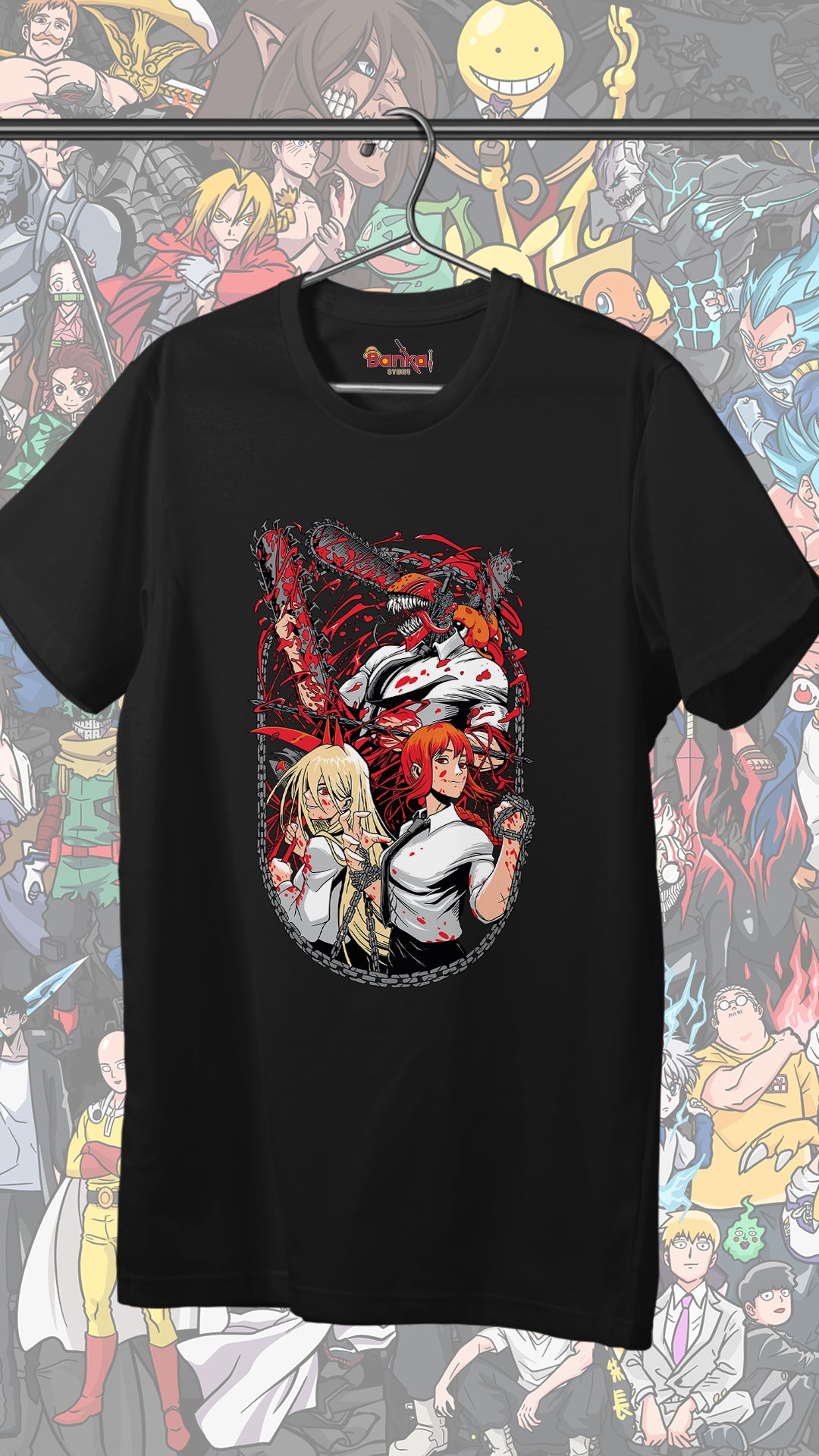 T-shirt Chainsaw Man - Team