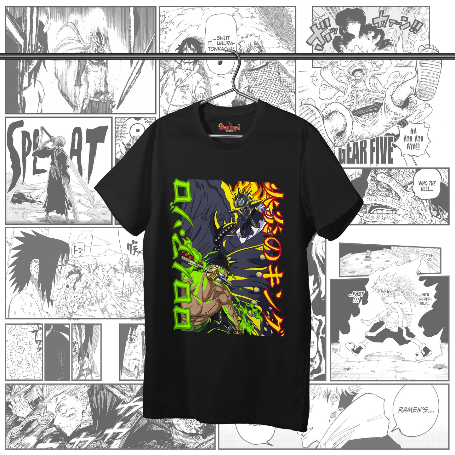 T-shirt OnePiece - Zoro vs King