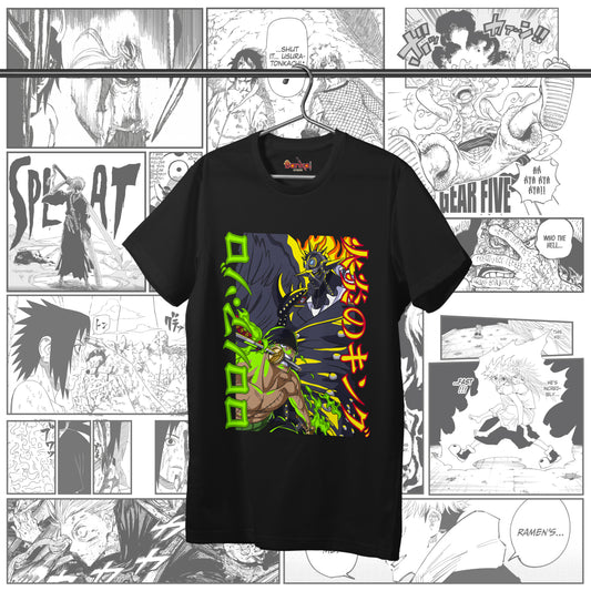 T-shirt OnePiece - Zoro vs King