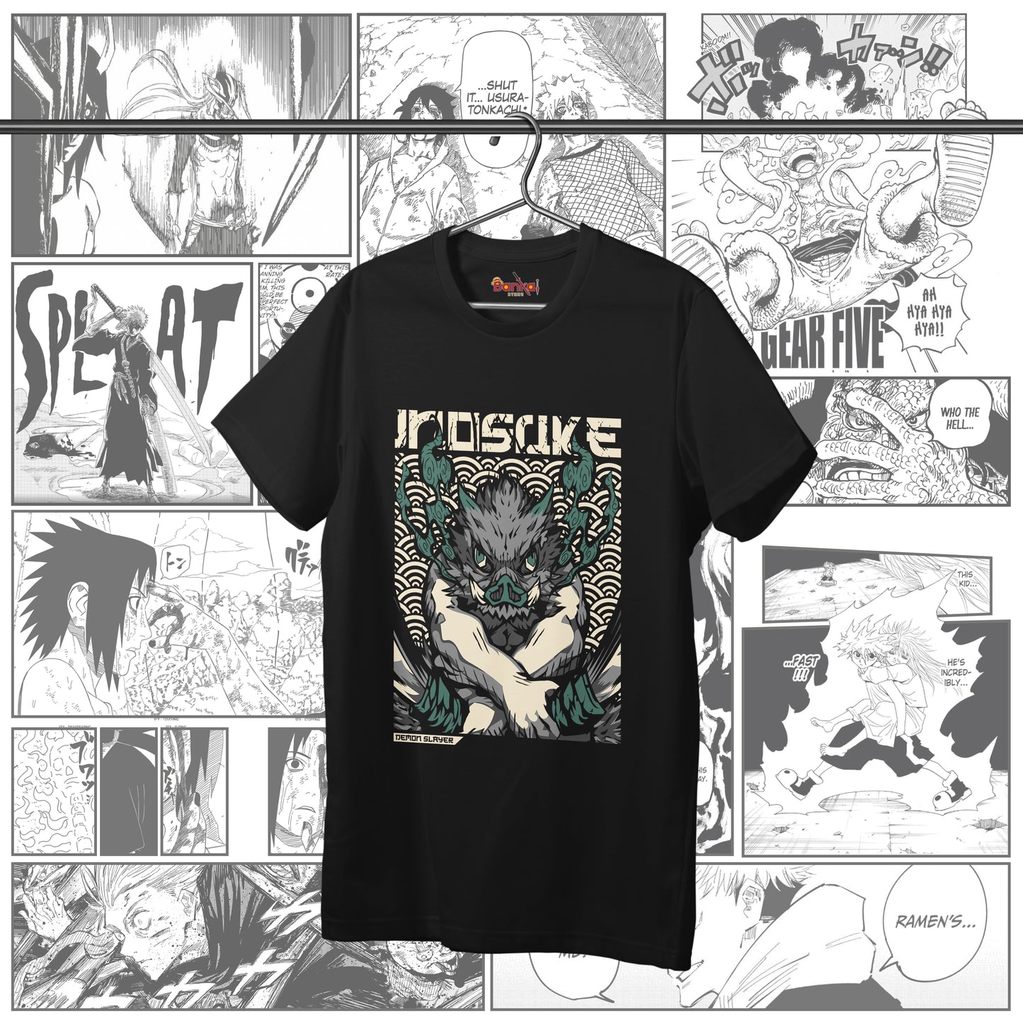 T-shirt Demon Slayer - Inosuke Kata