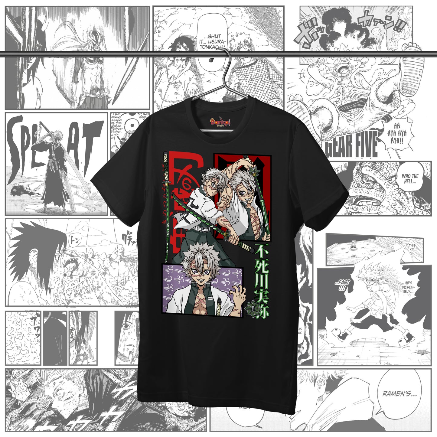 T-shirt Demon Slayer - Sanemi