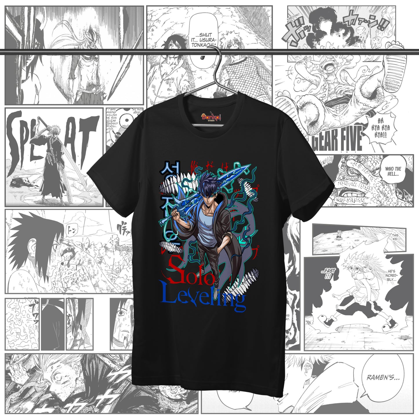T-shirt Solo Leveling - Sung Jin Woo
