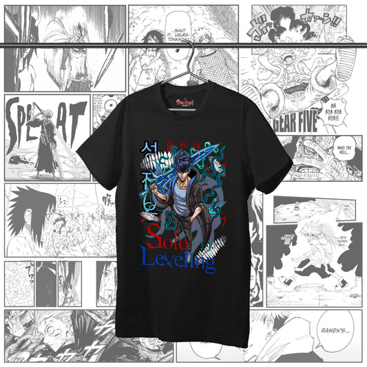T-shirt Solo Leveling - Sung Jin Woo