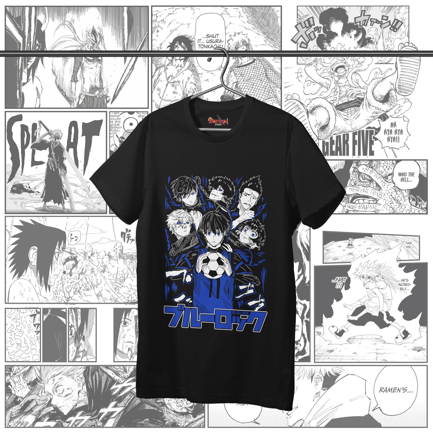 T-shirt Blue Lock - Team