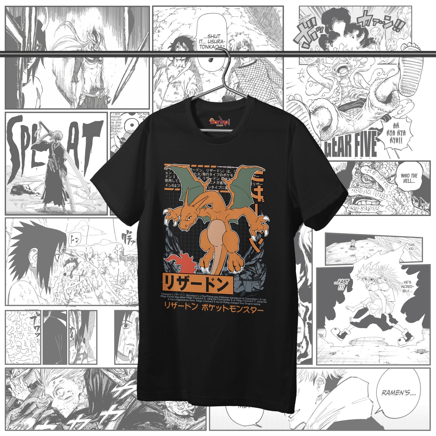 T-Shirt Pokemon - Charizard