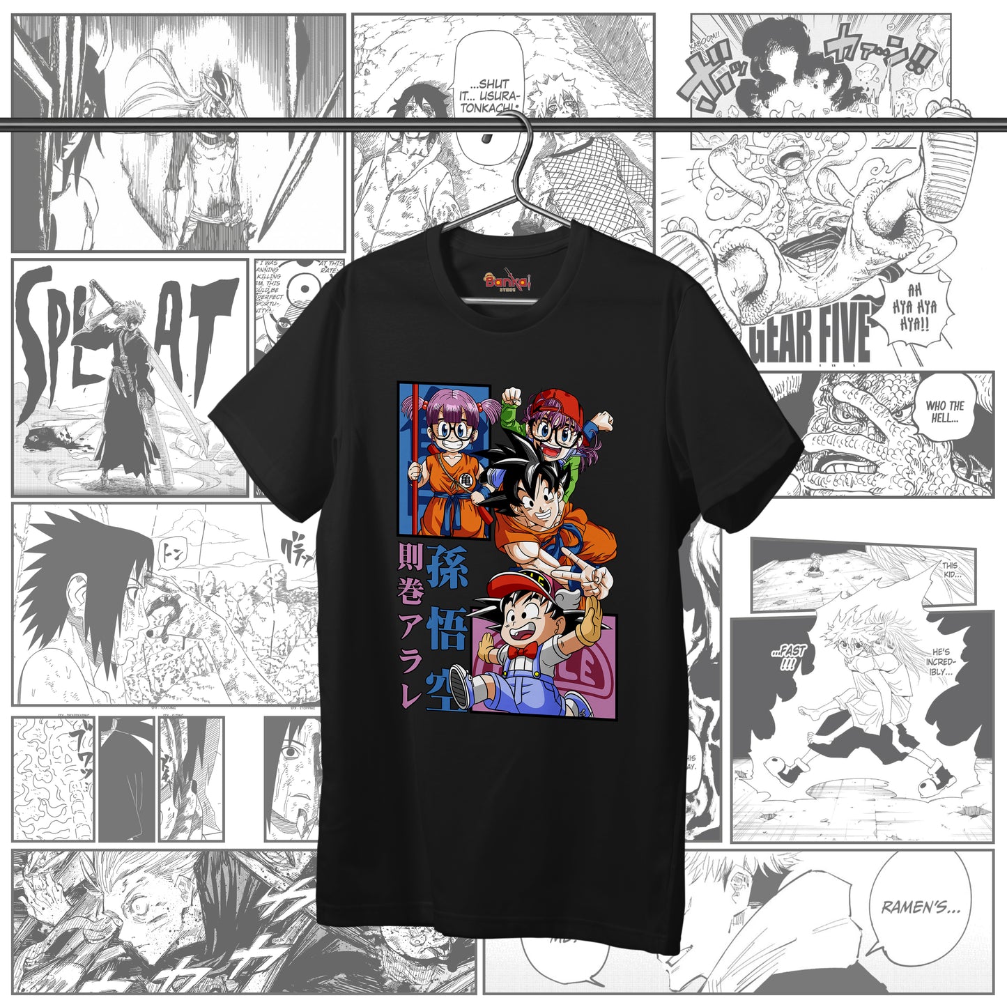 T-shirt DragonBall - Goku & Arale