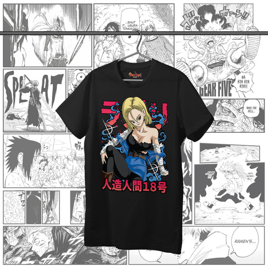 T-shirt Dragon Ball - Android 18+