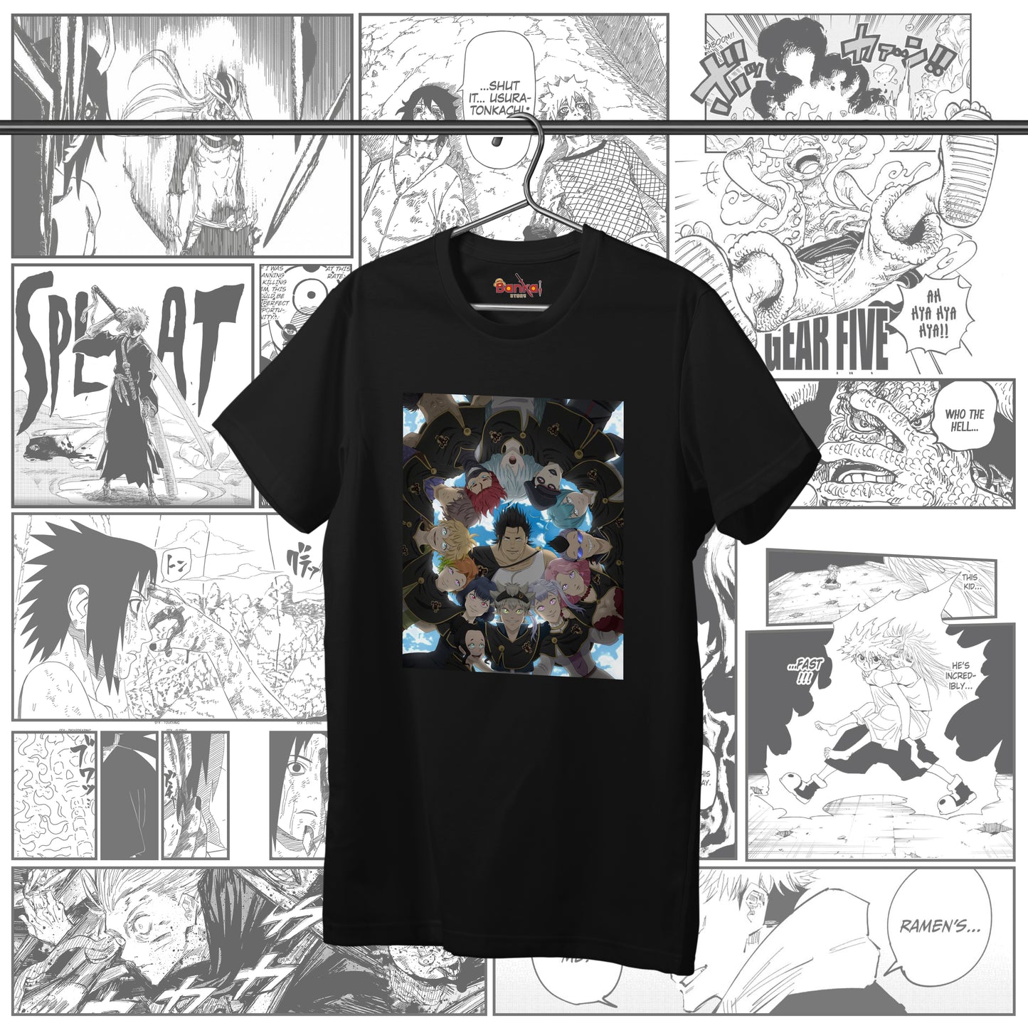 T-shirt Black Clover - Toro Nero