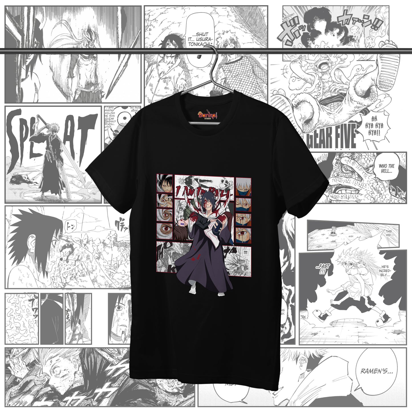 T-shirt Naruto Shippuden - Obito & Rin Death Scene