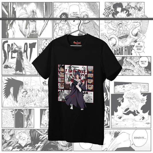 T-shirt Naruto Shippuden - Obito & Rin Death Scene