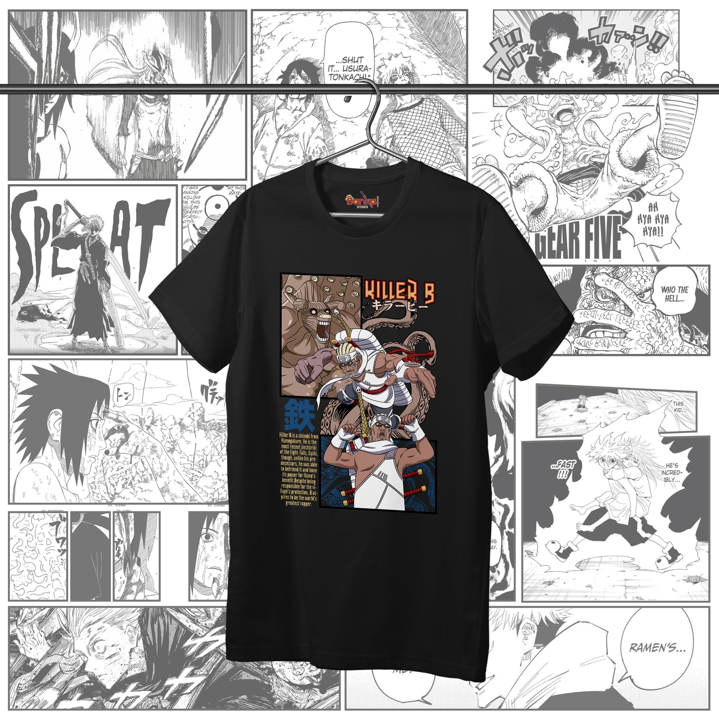 T-shirt Naruto Shippuden - Killer Bee