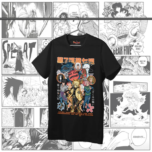 T-shirt Naruto Shippuden - Legendary Team