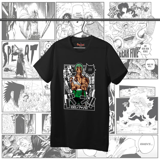 T-shirt OnePiece - Zoro Nothing Happened (ONLY FRONT)