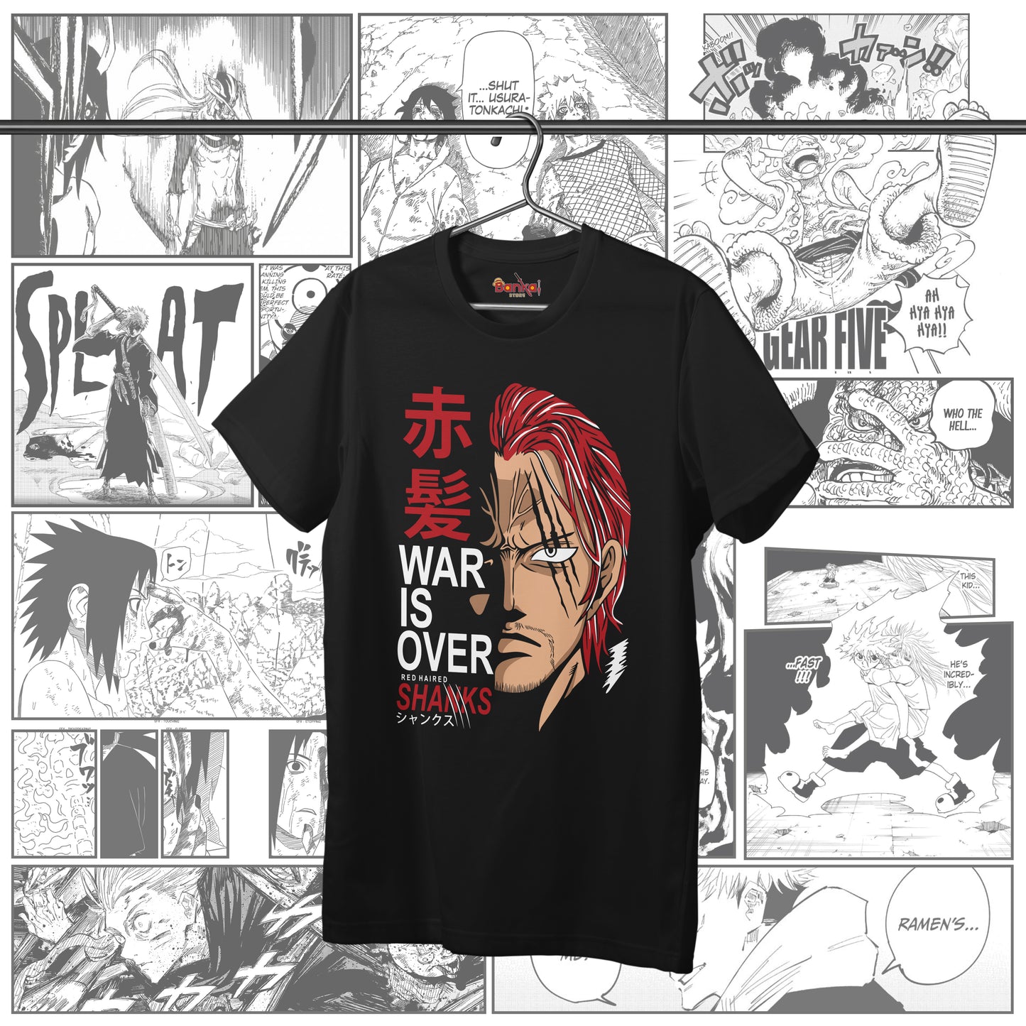 T-shirt OnePiece - Red Hair Shanks